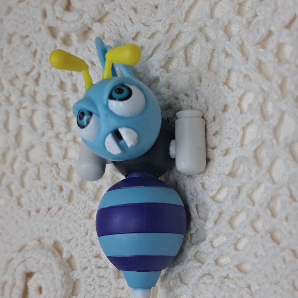 Sega Jakks As Is Villan Bee Blue Toy Figure Bug